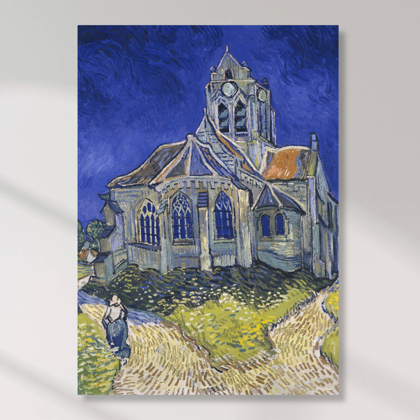 Vincent Van Gogh - The Church at Auvers Wall Art Canvas Print