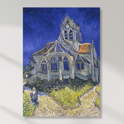 Vincent Van Gogh - The Church at Auvers Wall Art Canvas Print