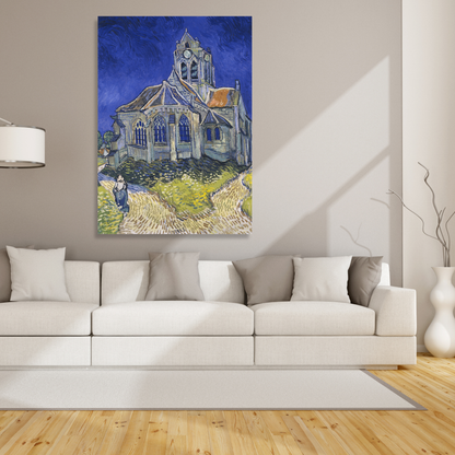 Vincent Van Gogh - The Church at Auvers Wall Art Canvas Print