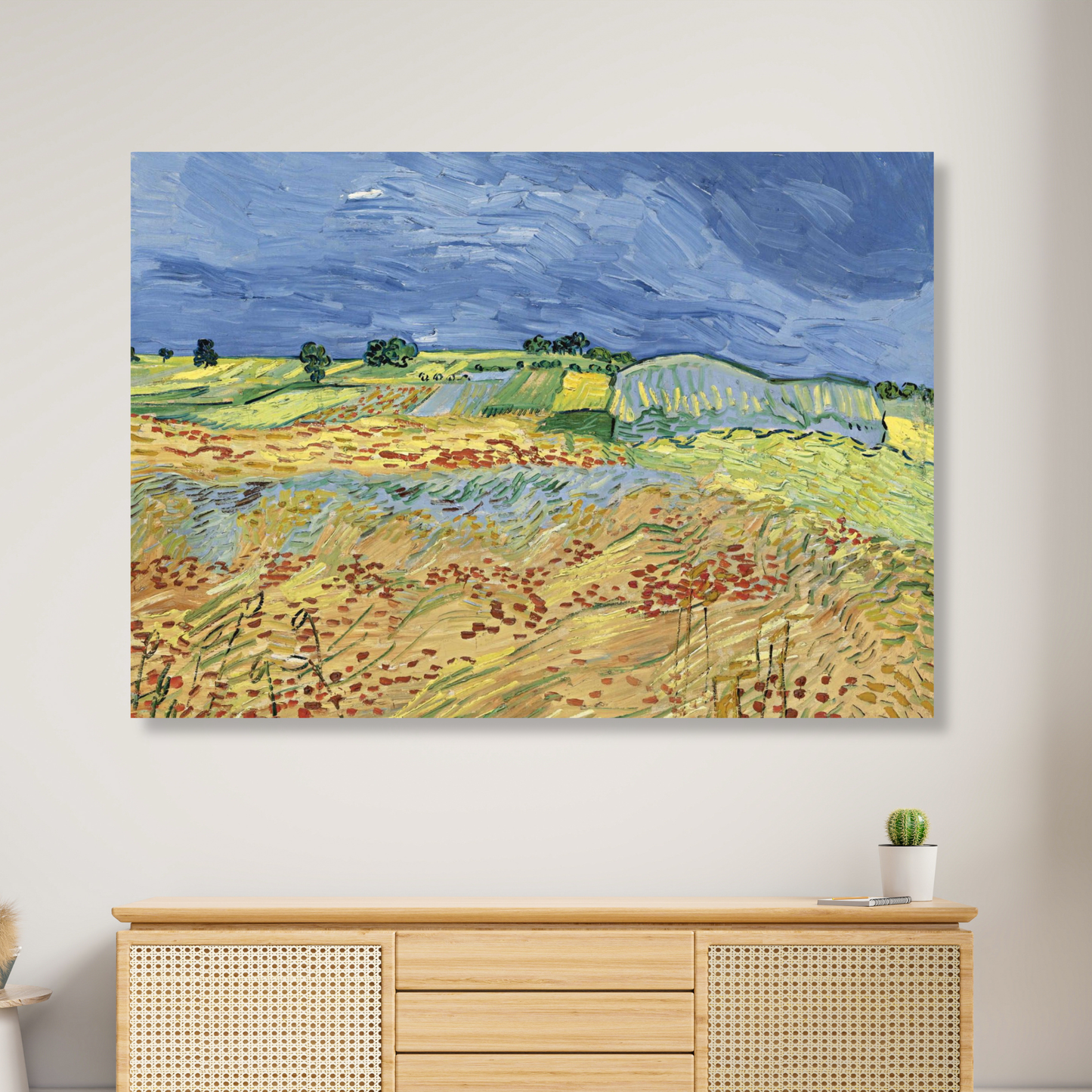Vincent Van Gogh - The Fields Wall Art Canvas Print