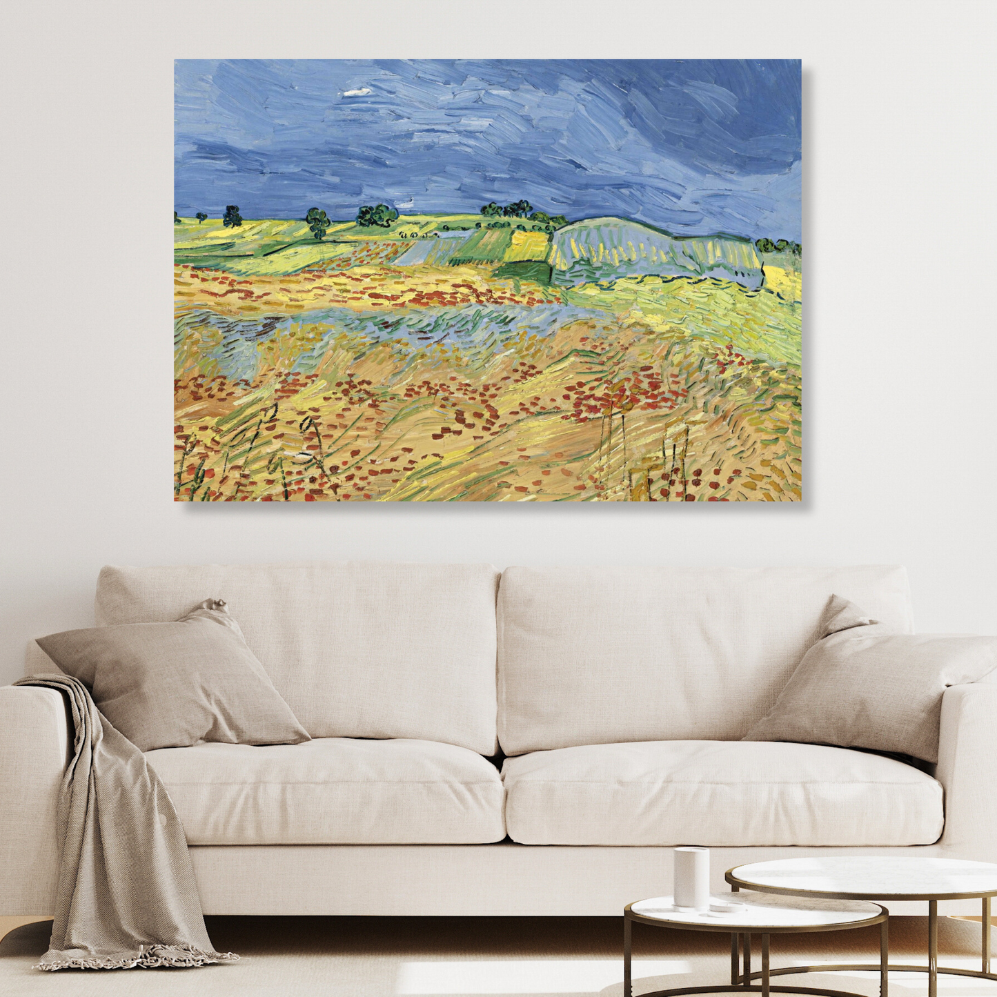Vincent Van Gogh - The Fields Wall Art Canvas Print