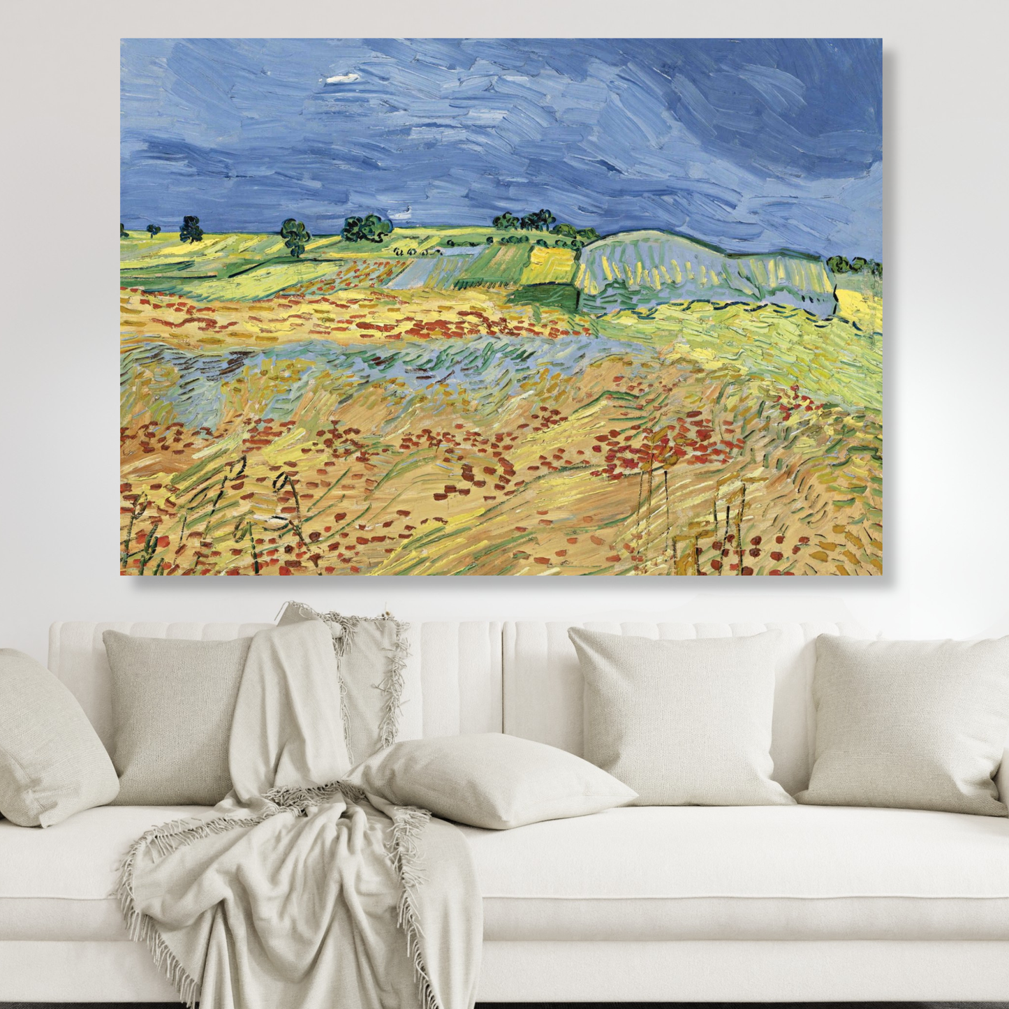 Vincent Van Gogh - The Fields Wall Art Canvas Print