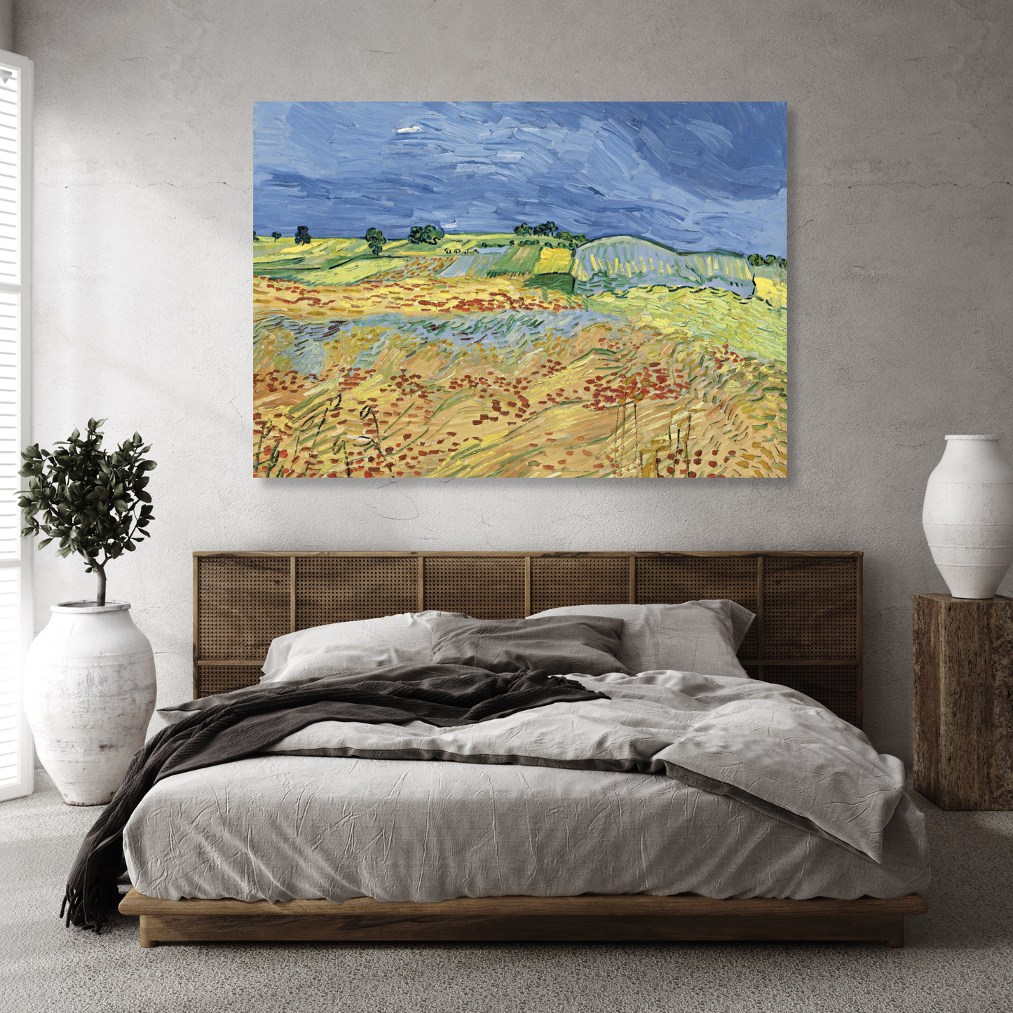 Vincent Van Gogh - The Fields Wall Art Canvas Print