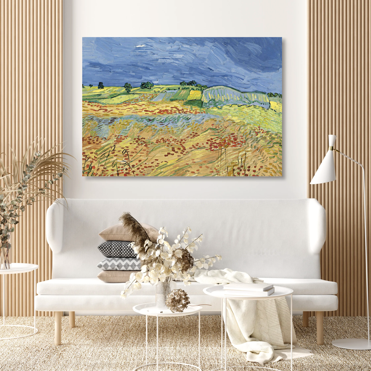 Vincent Van Gogh - The Fields Wall Art Canvas Print