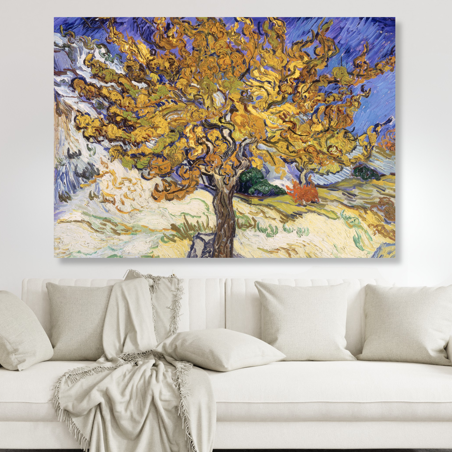 Vincent Van Gogh - The Mulberry Tree Wall Art Canvas Print