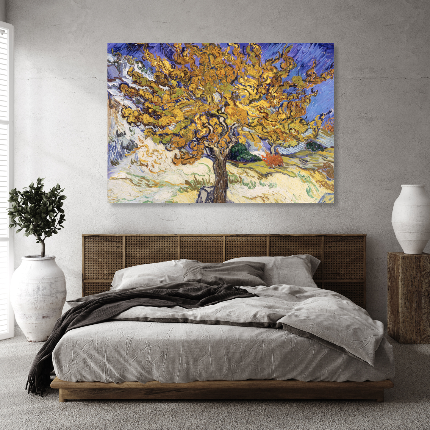 Vincent Van Gogh - The Mulberry Tree Wall Art Canvas Print