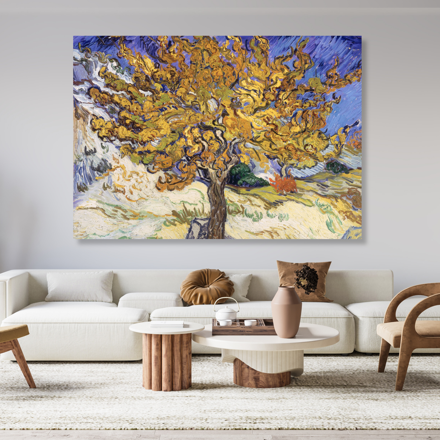 Vincent Van Gogh - The Mulberry Tree Wall Art Canvas Print