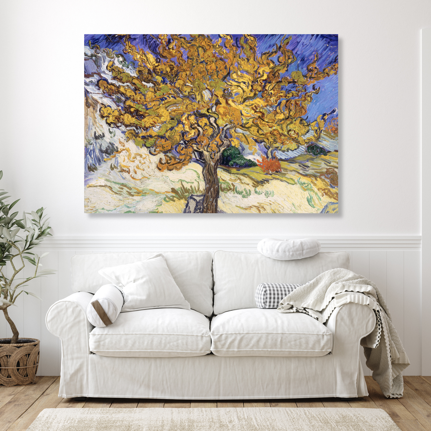 Vincent Van Gogh - The Mulberry Tree Wall Art Canvas Print