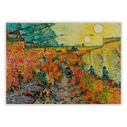 Vincent Van Gogh - The Red Vineyard Wall Art Canvas Print