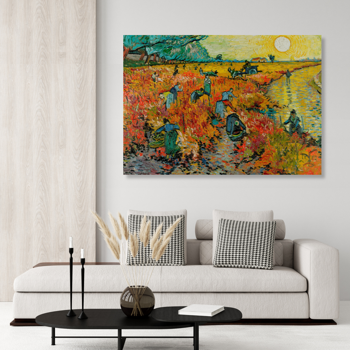 Vincent Van Gogh - The Red Vineyard Wall Art Canvas Print