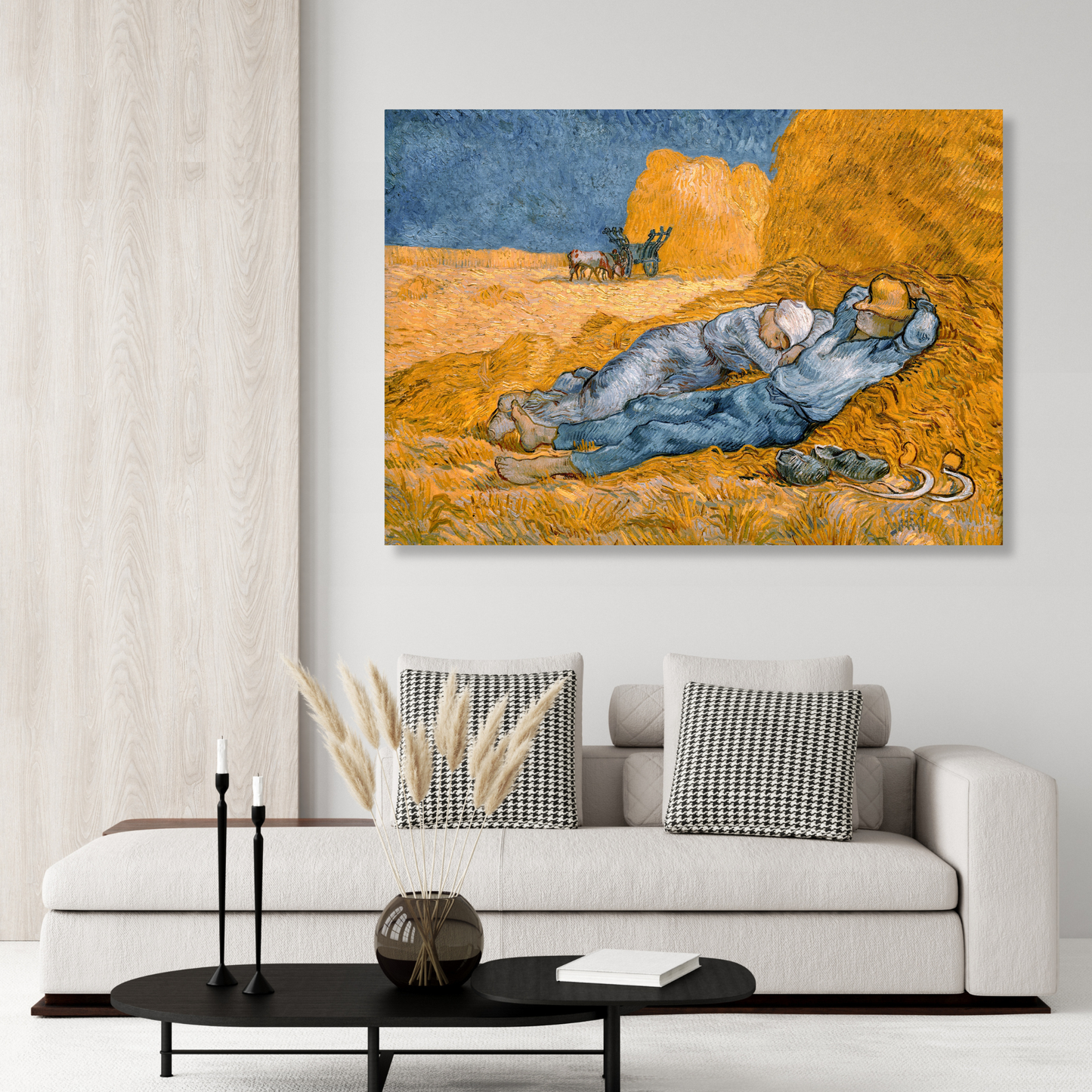 Vincent Van Gogh - The Siesta Wall Art Canvas Print