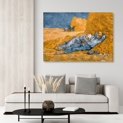 Vincent Van Gogh - The Siesta Wall Art Canvas Print