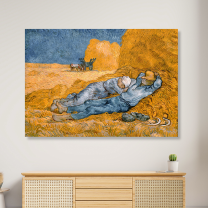 Vincent Van Gogh - The Siesta Wall Art Canvas Print