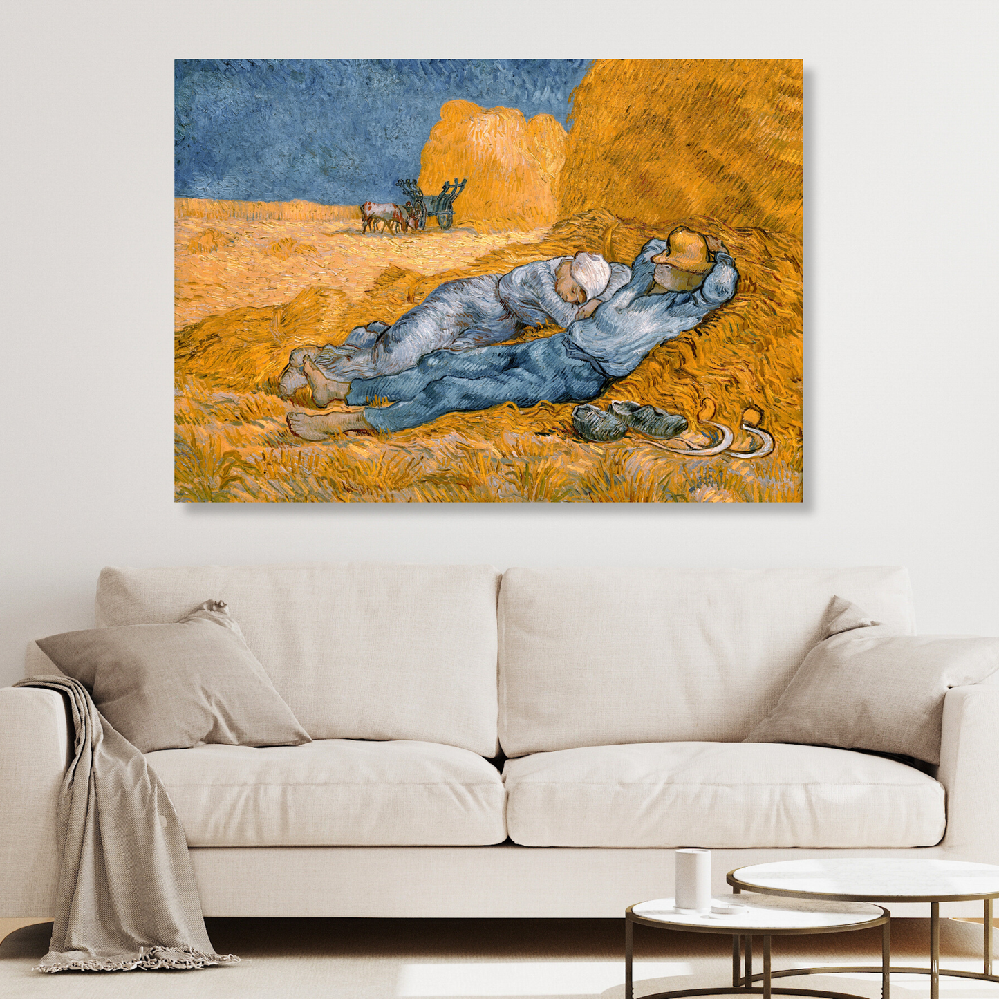 Vincent Van Gogh - The Siesta Wall Art Canvas Print