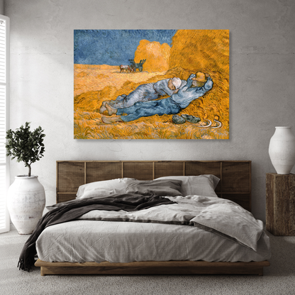 Vincent Van Gogh - The Siesta Wall Art Canvas Print