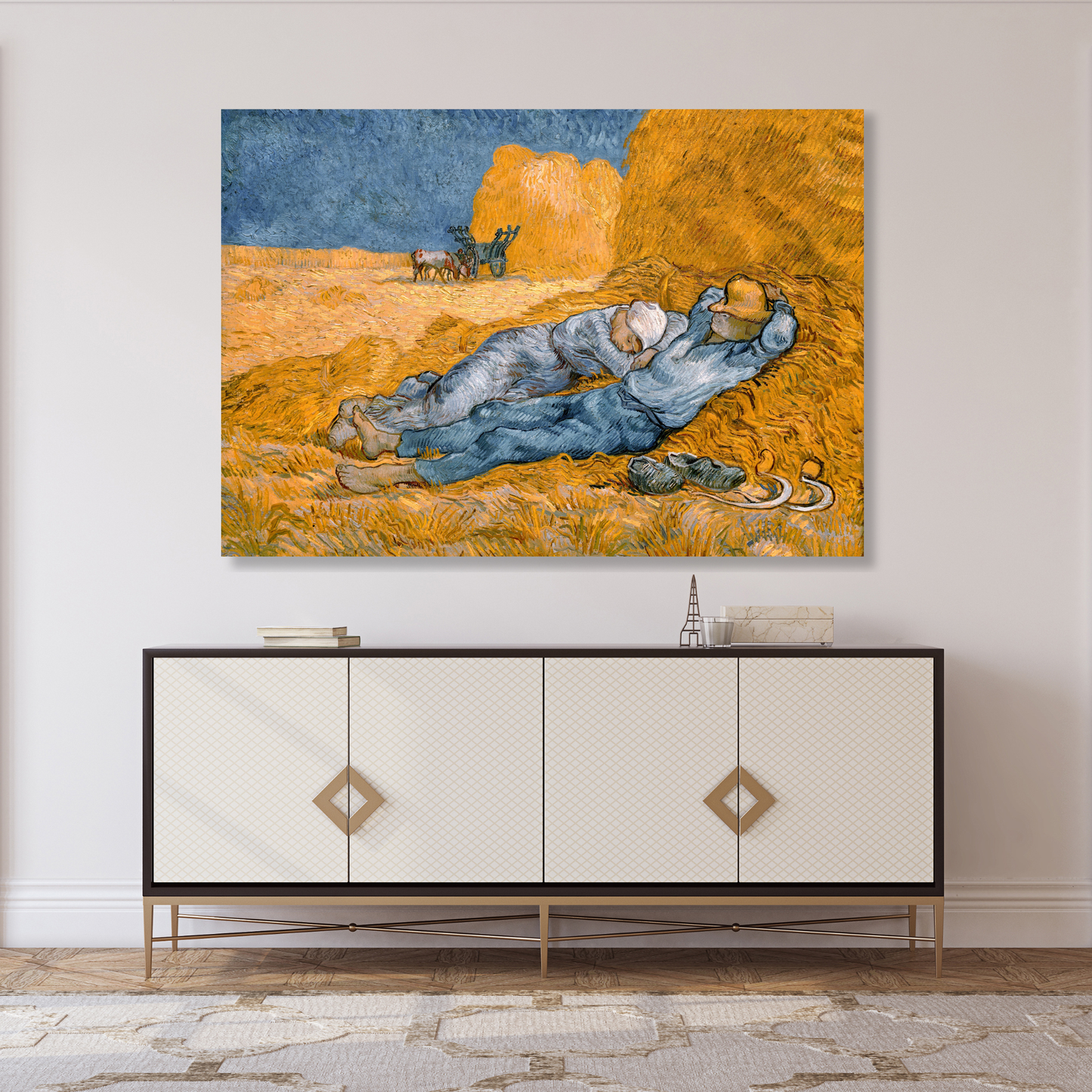 Vincent Van Gogh - The Siesta Wall Art Canvas Print