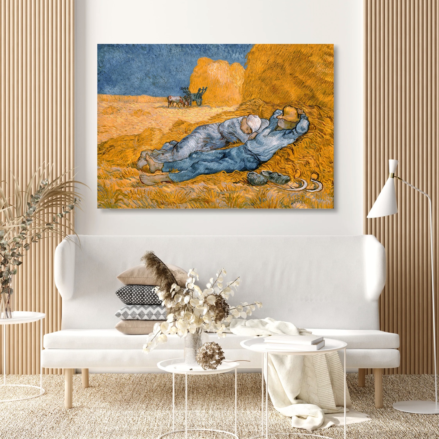 Vincent Van Gogh - The Siesta Wall Art Canvas Print