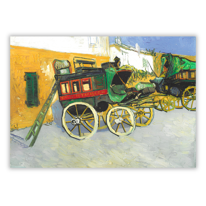 Vincent Van Gogh - The Tarascon Stagecoach Wall Art Canvas Print