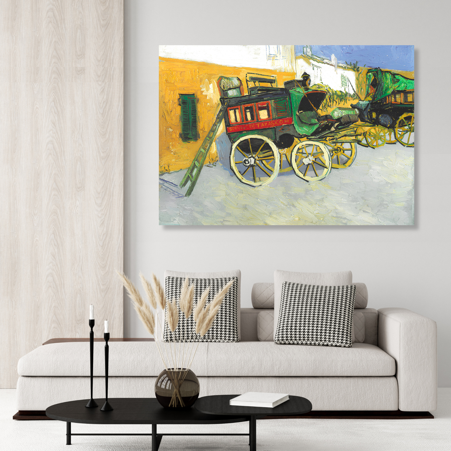 Vincent Van Gogh - The Tarascon Stagecoach Wall Art Canvas Print