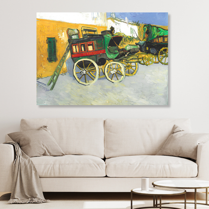 Vincent Van Gogh - The Tarascon Stagecoach Wall Art Canvas Print