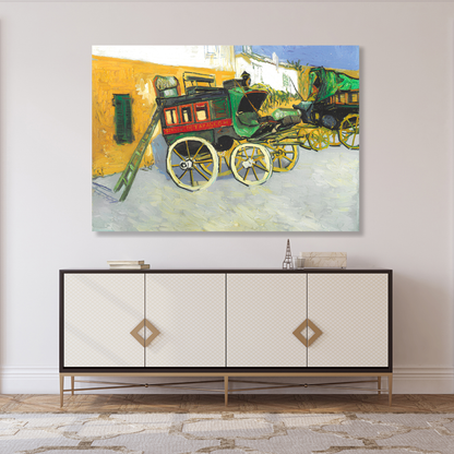 Vincent Van Gogh - The Tarascon Stagecoach Wall Art Canvas Print