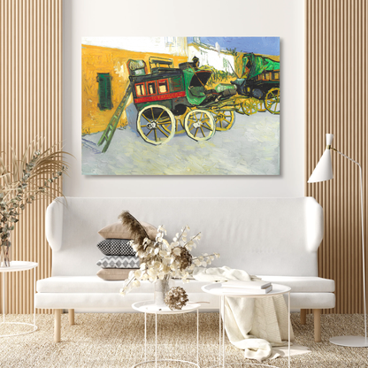 Vincent Van Gogh - The Tarascon Stagecoach Wall Art Canvas Print