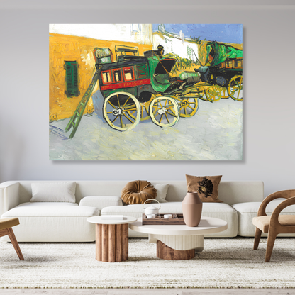 Vincent Van Gogh - The Tarascon Stagecoach Wall Art Canvas Print