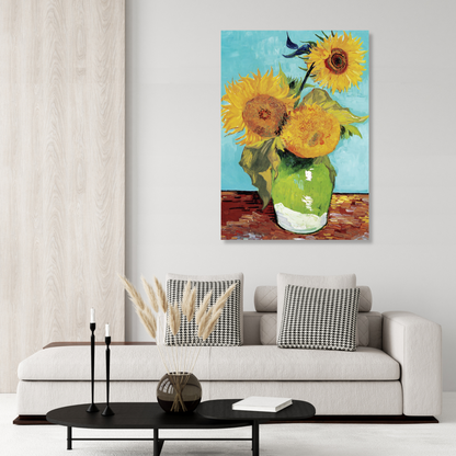 Vincent Van Gogh - Vase with Three Sunflowers