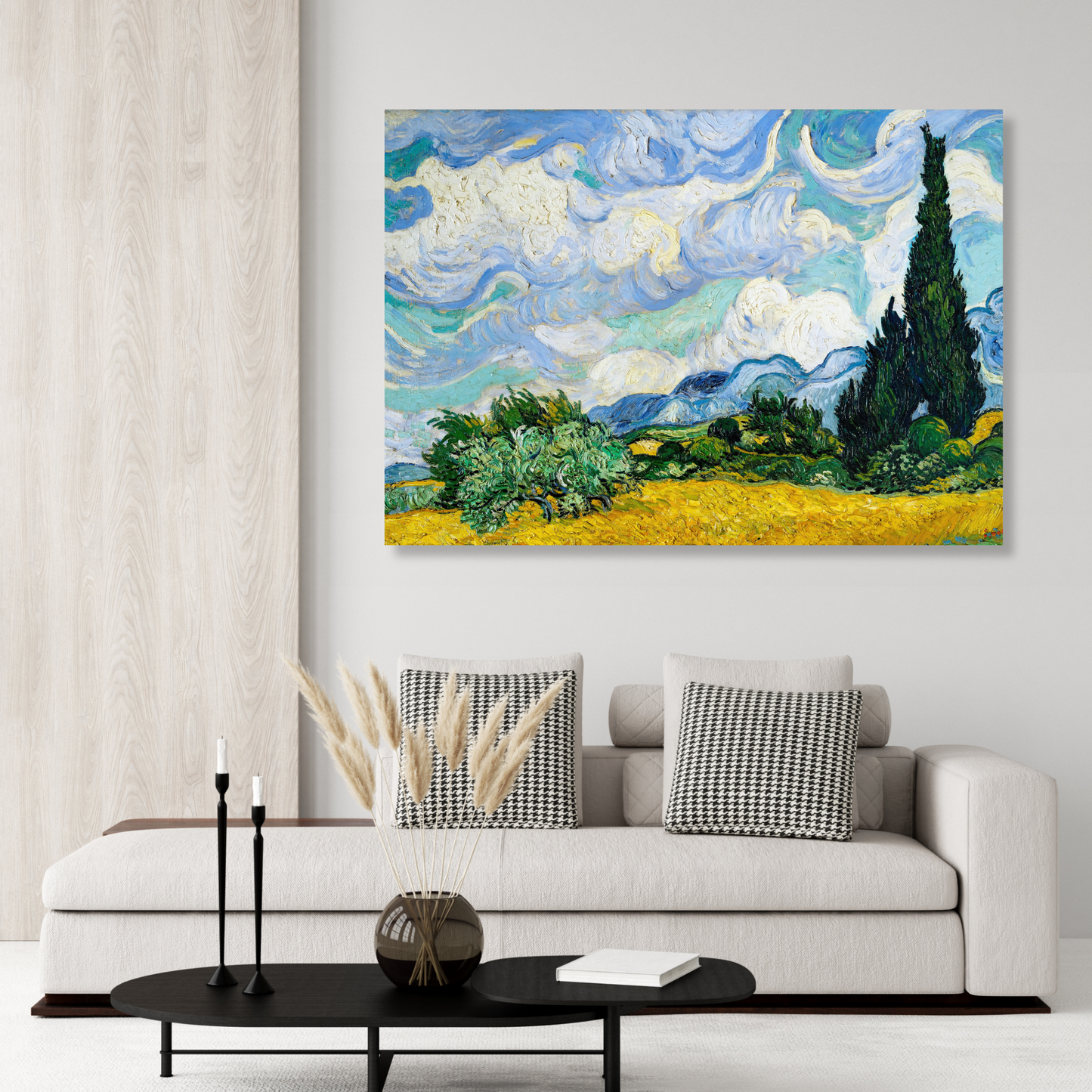 Vincent Van Gogh - Wheat Field with Cypresses