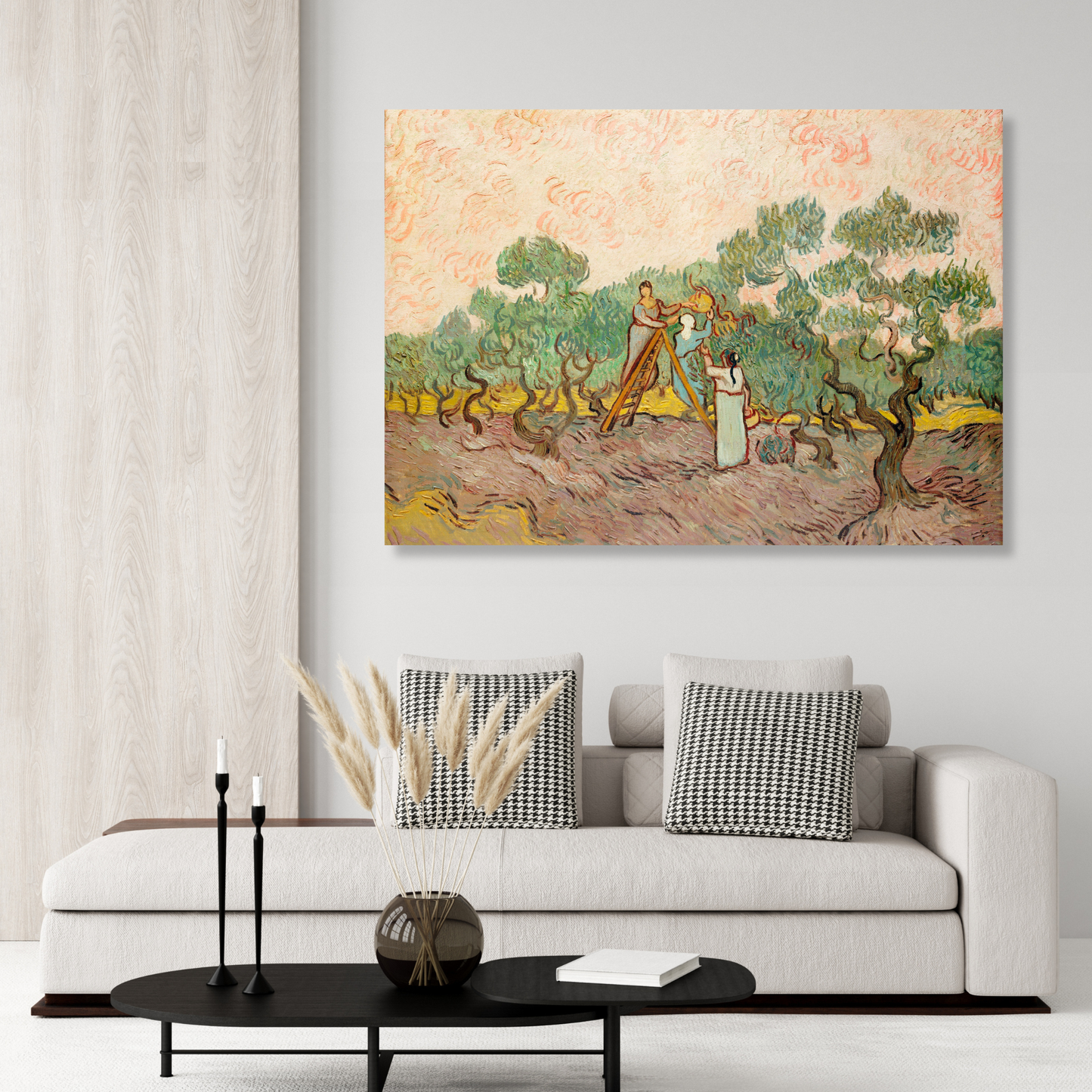 Vincent Van Gogh - Women Picking Olives Wall Art Canvas Print
