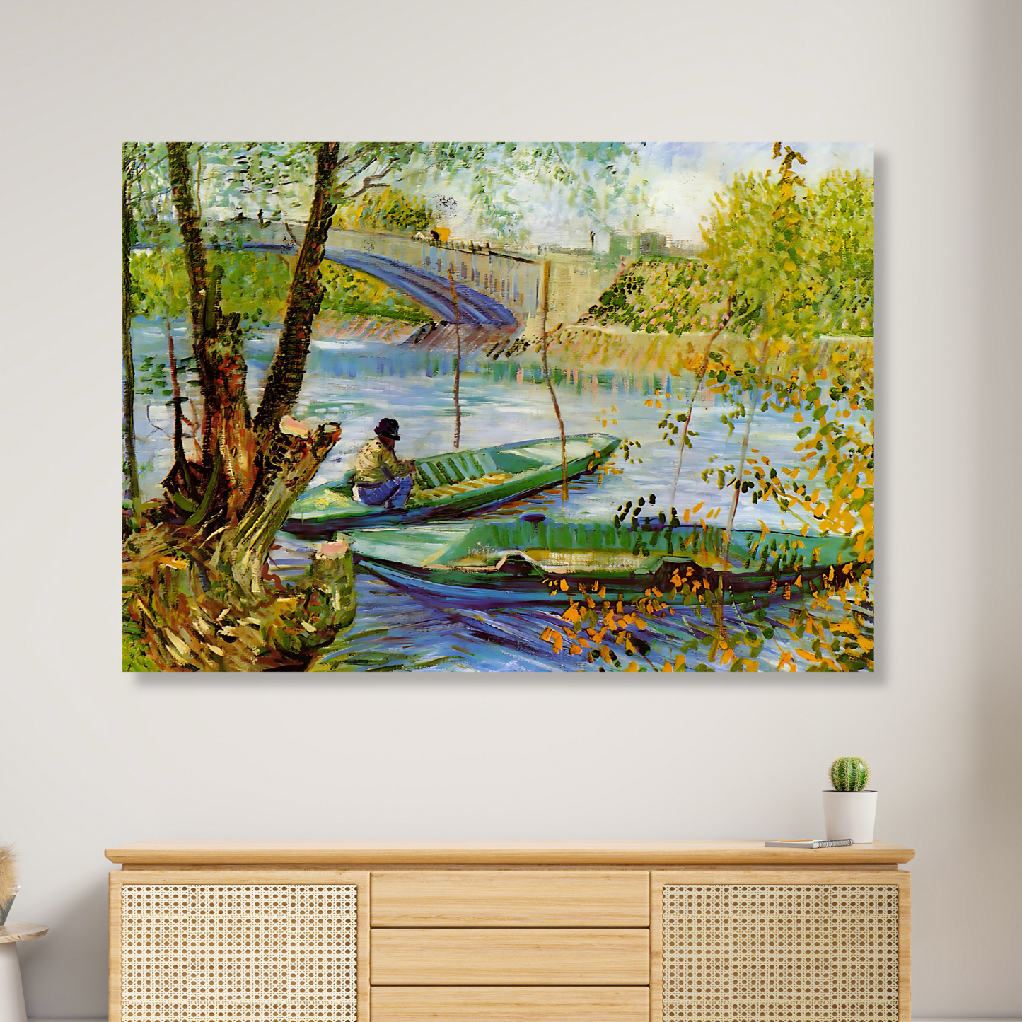 Vincent Van Gogh - Fishing In The Spring