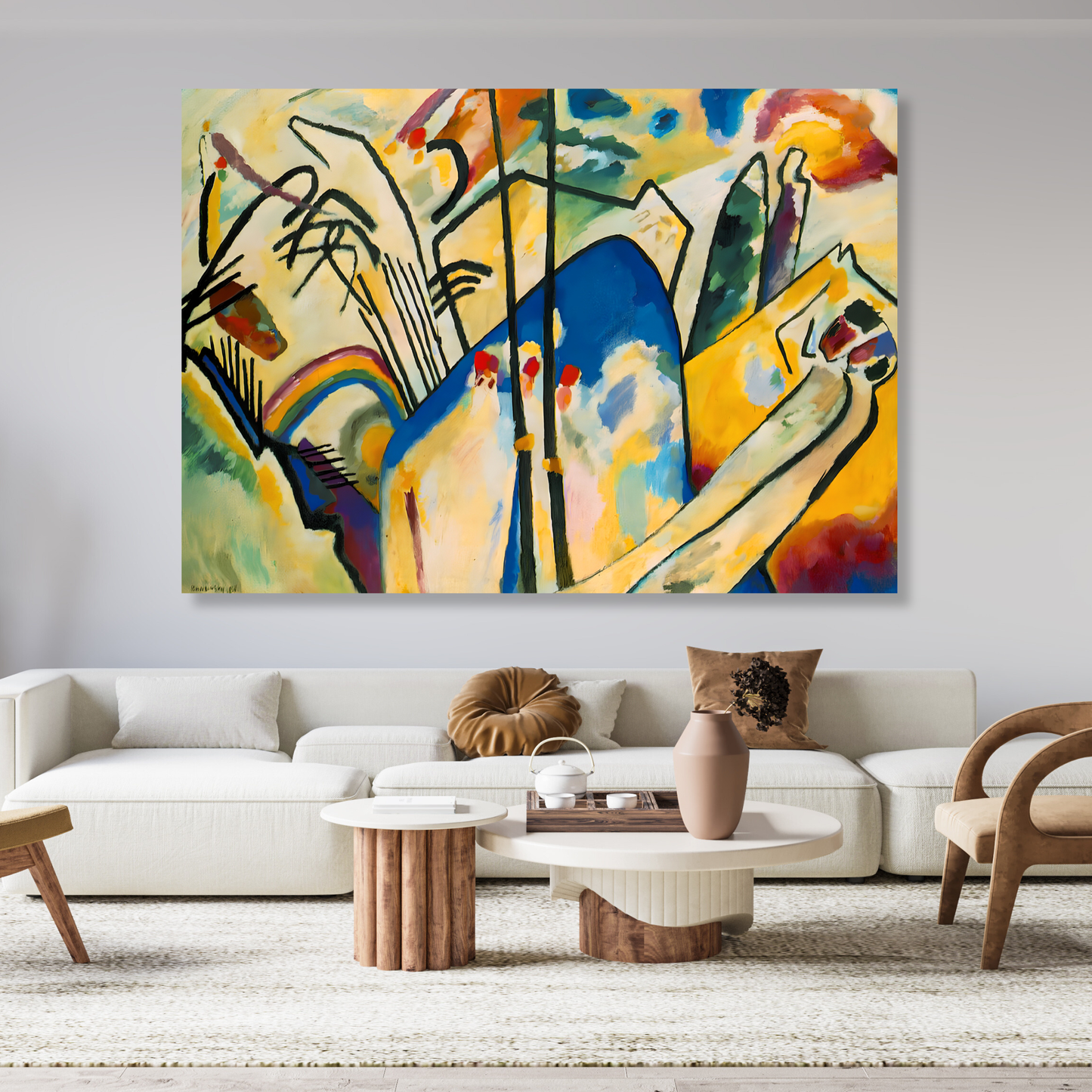 Wassily Kandinsky - Composition IV Wall Art Canvas Print