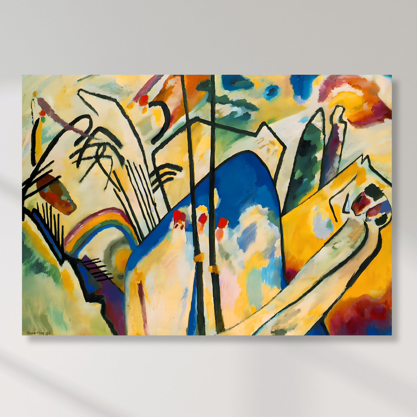 Wassily Kandinsky - Composition IV Wall Art Canvas Print