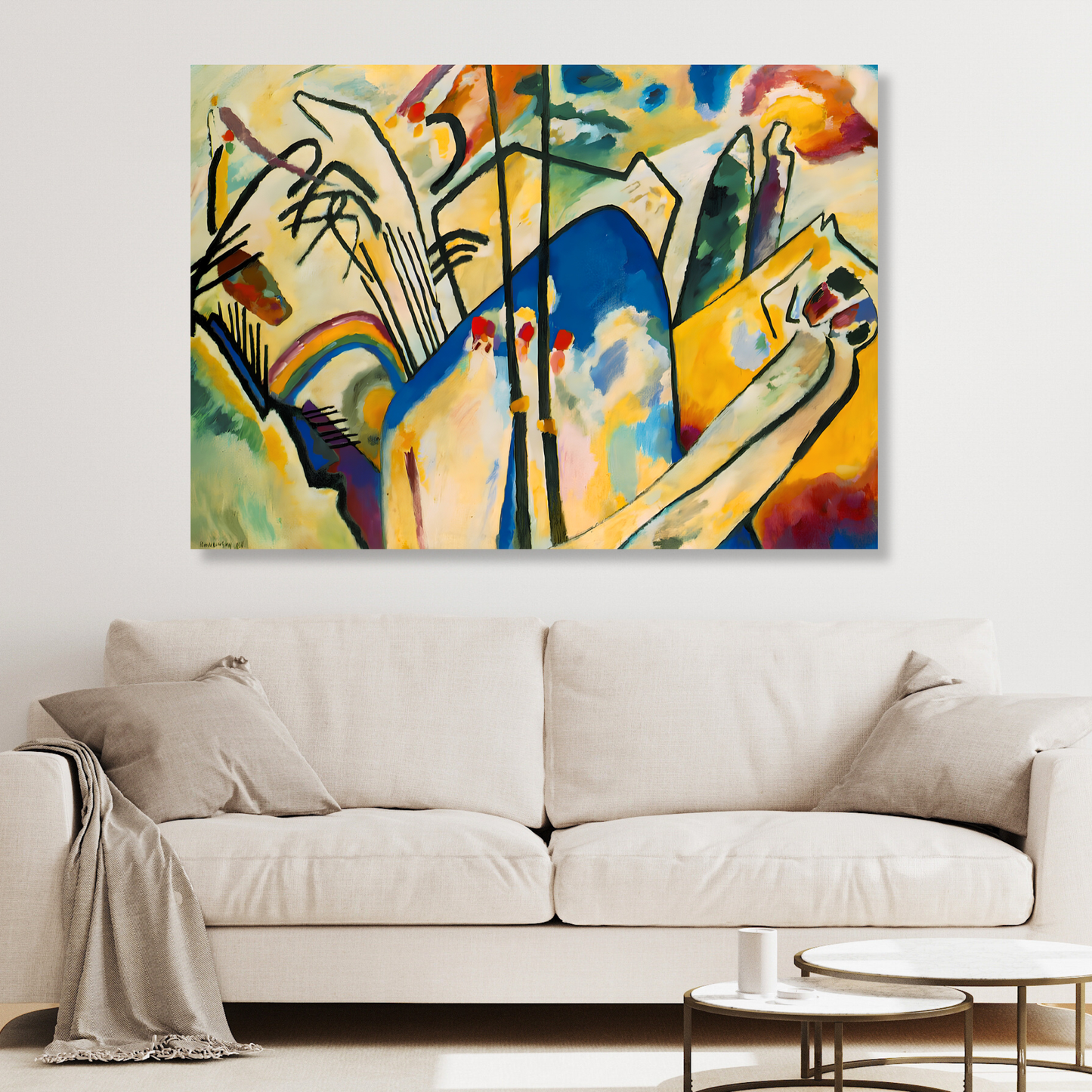 Wassily Kandinsky - Composition IV Wall Art Canvas Print