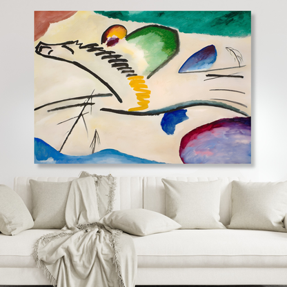 Wassily Kandinsky - Lyrisches (Lyrical) Wall Art Canvas Print