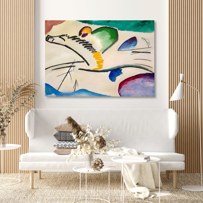 Wassily Kandinsky - Lyrisches (Lyrical) Wall Art Canvas Print