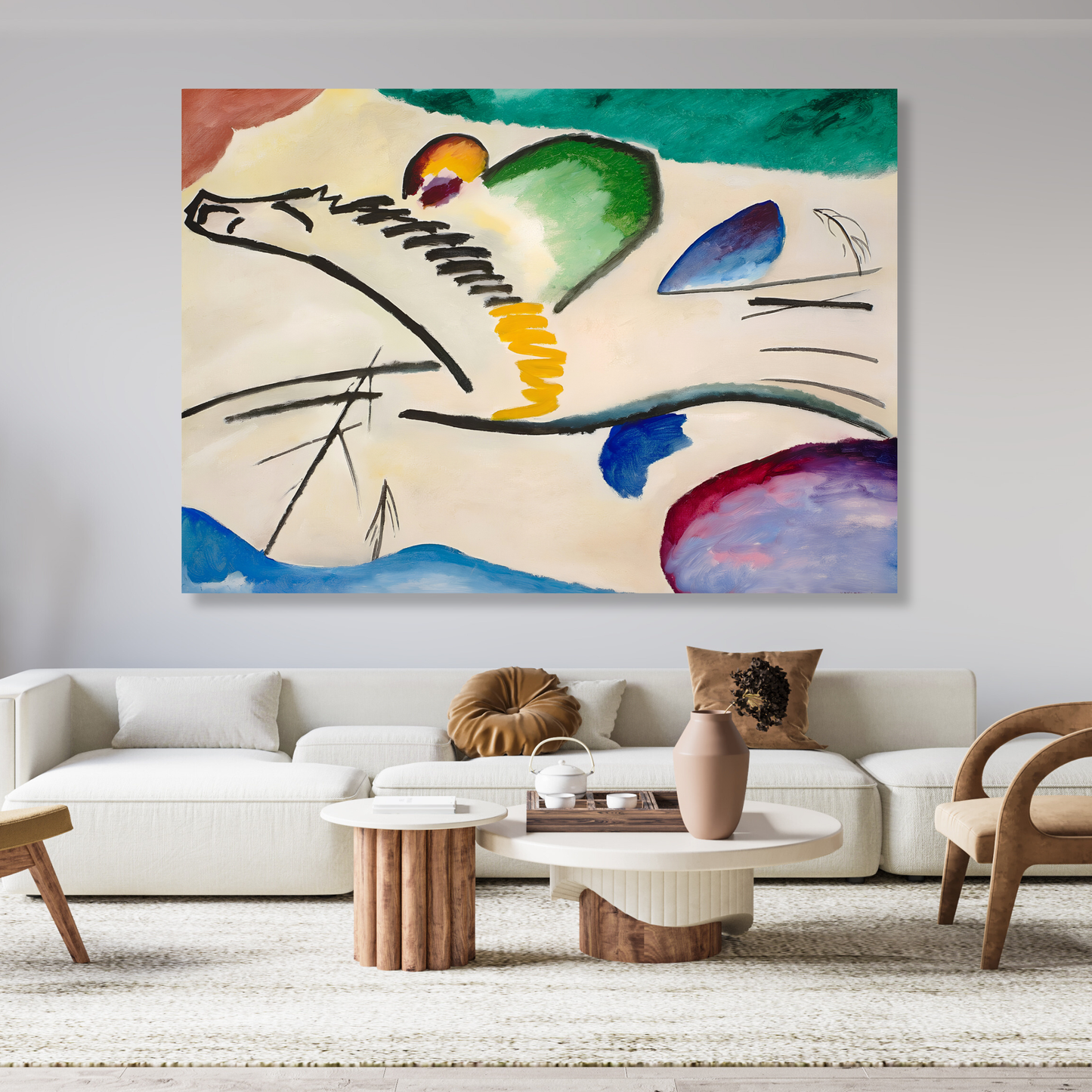 Wassily Kandinsky - Lyrisches (Lyrical) Wall Art Canvas Print