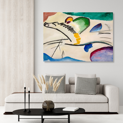 Wassily Kandinsky - Lyrisches (Lyrical) Wall Art Canvas Print