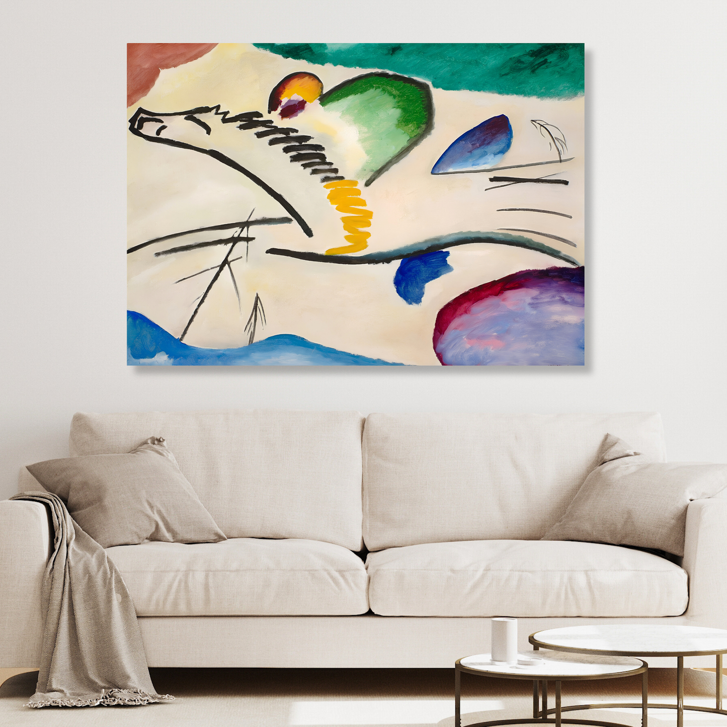 Wassily Kandinsky - Lyrisches (Lyrical) Wall Art Canvas Print