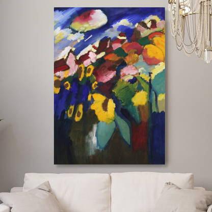 Wassily Kandinsky - Murnau The Garden II Wall Art Canvas Print