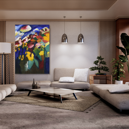 Wassily Kandinsky - Murnau The Garden II Wall Art Canvas Print