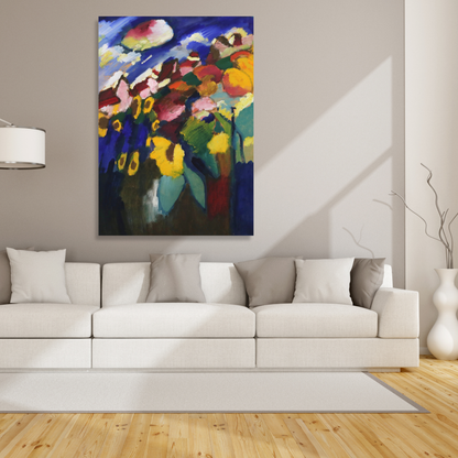 Wassily Kandinsky - Murnau The Garden II Wall Art Canvas Print