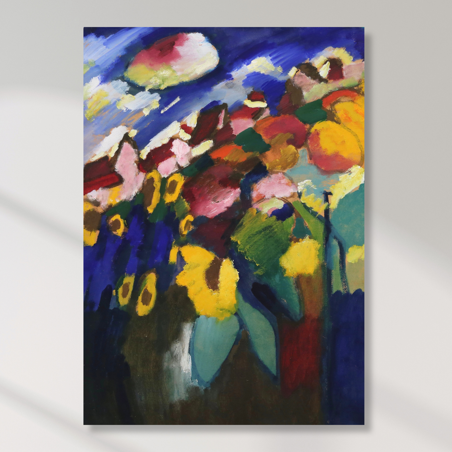 Wassily Kandinsky - Murnau The Garden II Wall Art Canvas Print