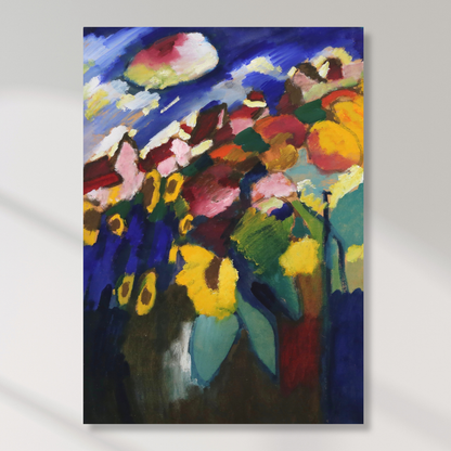 Wassily Kandinsky - Murnau The Garden II Wall Art Canvas Print