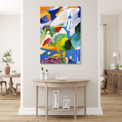 Wassily Kandinsky - Murnau with a Church Wall Art Canvas Print