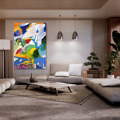 Wassily Kandinsky - Murnau with a Church Wall Art Canvas Print