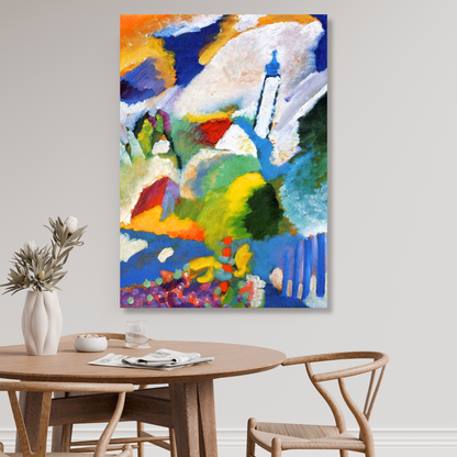 Wassily Kandinsky - Murnau with a Church Wall Art Canvas Print