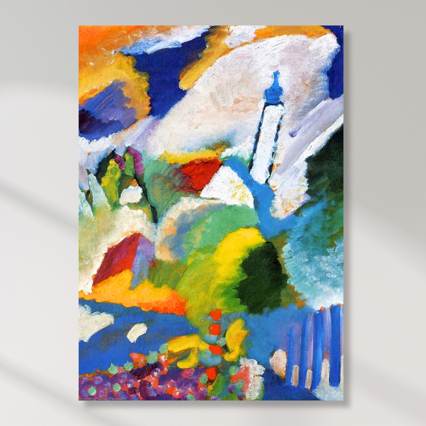 Wassily Kandinsky - Murnau with a Church Wall Art Canvas Print