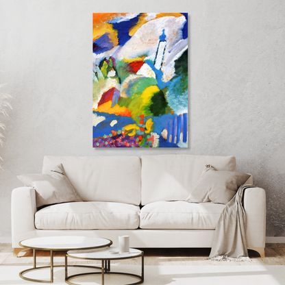 Wassily Kandinsky - Murnau with a Church Wall Art Canvas Print