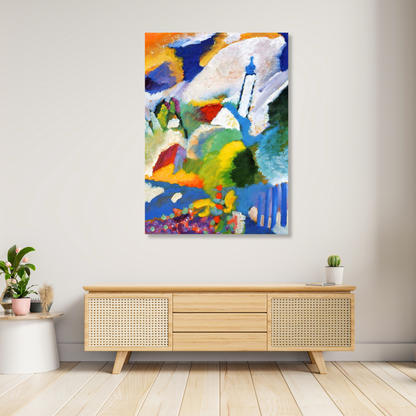 Wassily Kandinsky - Murnau with a Church Wall Art Canvas Print